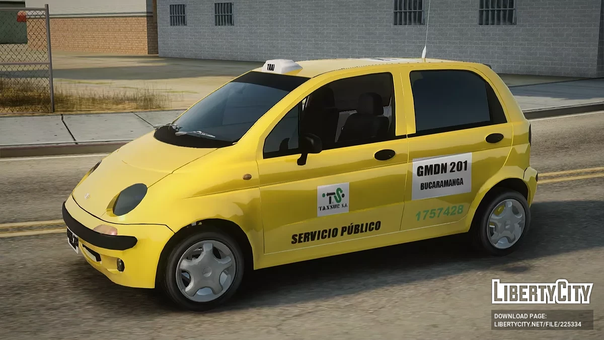 Daewoo Matiz Taxi / GTA San Andreas