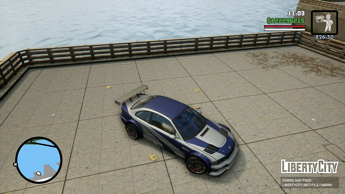 BMW M3 GTR (E46) из Need For Speed: Most Wanted (OLD) / GTA San Andreas: The Definitive Edition