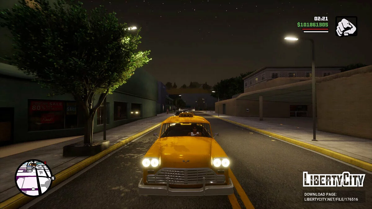 Checker Marathon Taxi / GTA San Andreas: The Definitive Edition