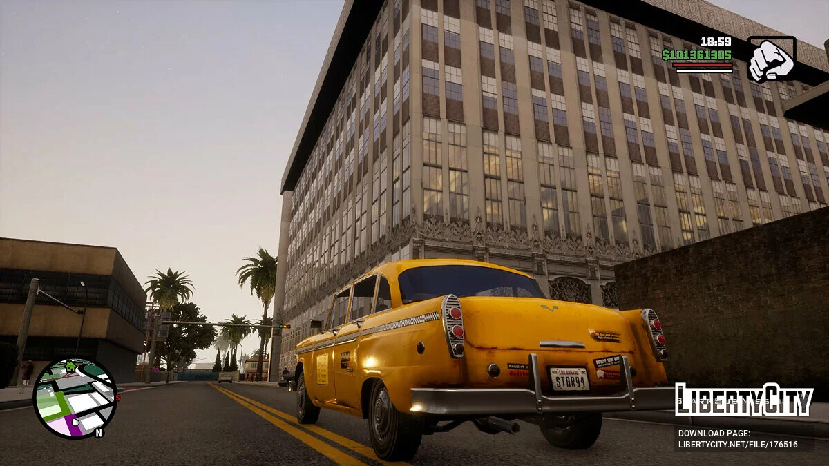 Checker Marathon Taxi / GTA San Andreas: The Definitive Edition