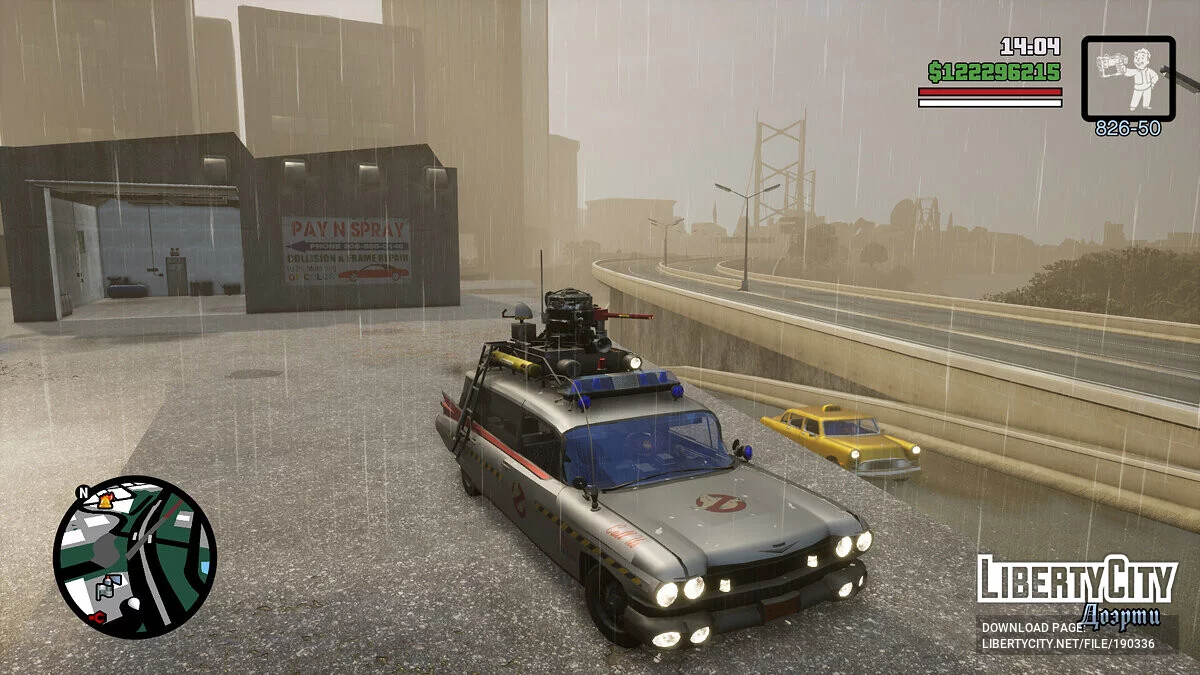 Ecto-1 из игры Ghostbusters - The Video Game (OLD) / GTA San Andreas: The Definitive Edition