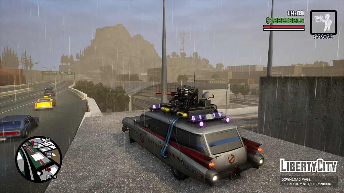 Ecto-1 из игры Ghostbusters - The Video Game (OLD) / GTA San Andreas: The Definitive Edition