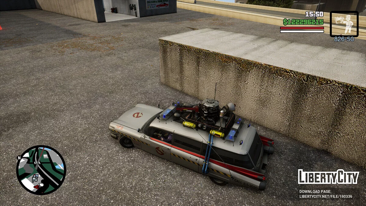Ecto-1 из игры Ghostbusters - The Video Game (OLD) / GTA San Andreas: The Definitive Edition