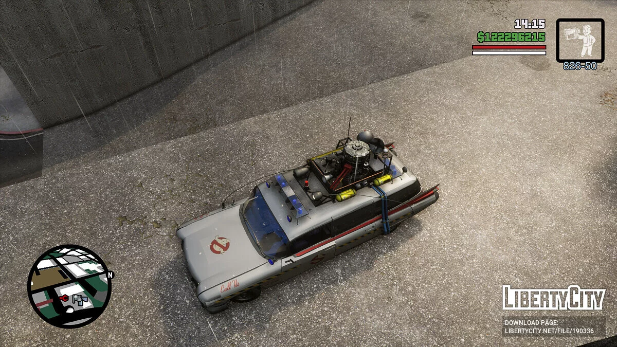 Ecto-1 из игры Ghostbusters - The Video Game (OLD) / GTA San Andreas: The Definitive Edition