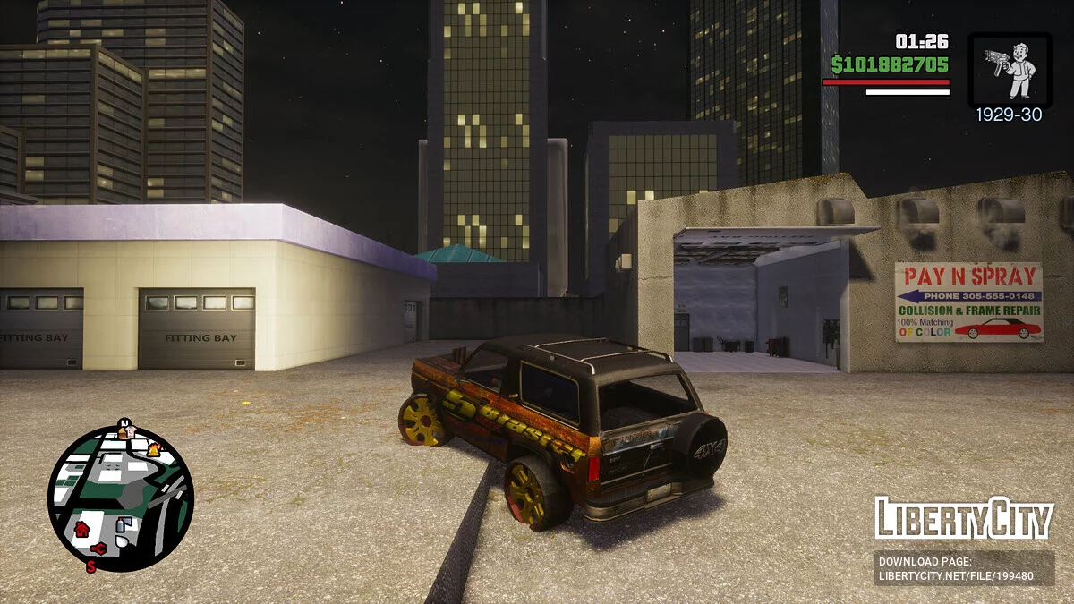 Blaster XL из FlatOut 2 (OLD) / GTA San Andreas: The Definitive Edition