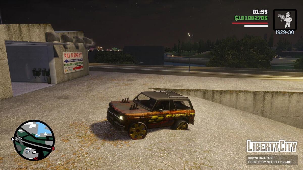 Blaster XL из FlatOut 2 (OLD) / GTA San Andreas: The Definitive Edition