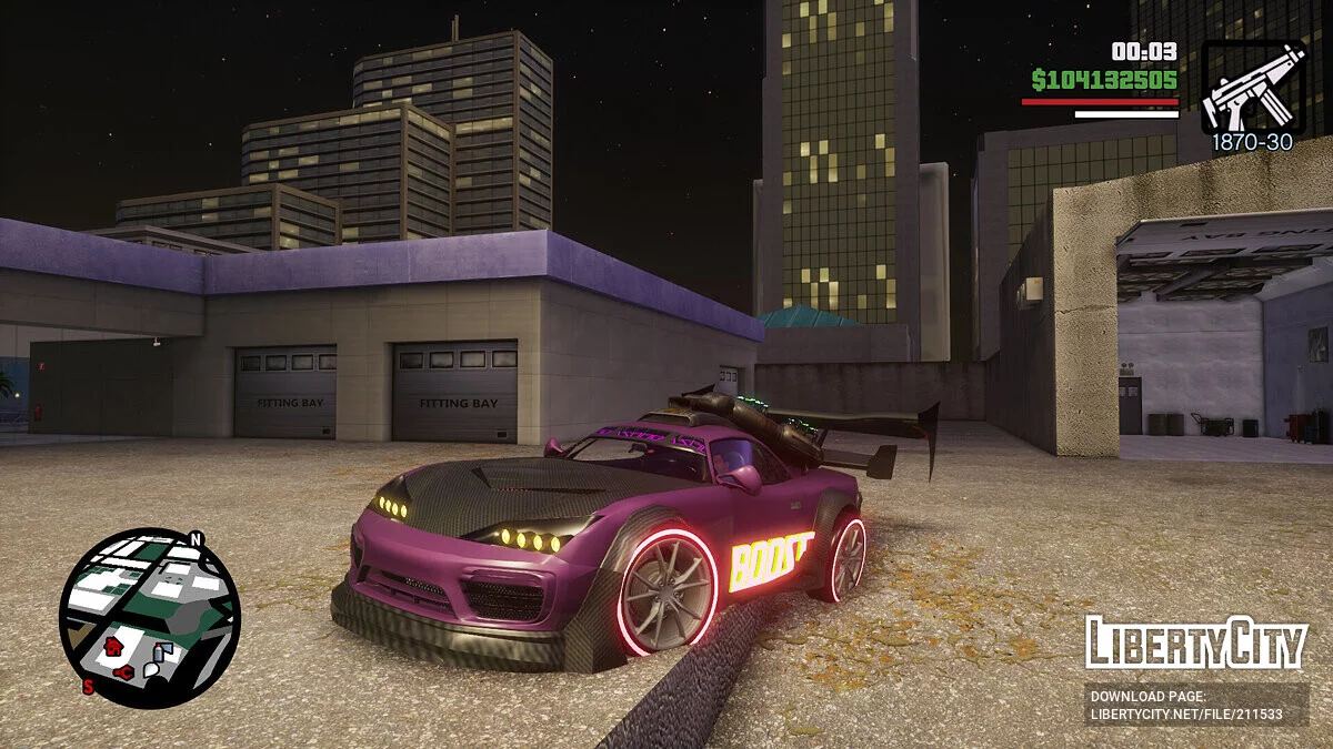 Boost из Cars 2 The Video Game (OLD) / GTA San Andreas: The Definitive Edition