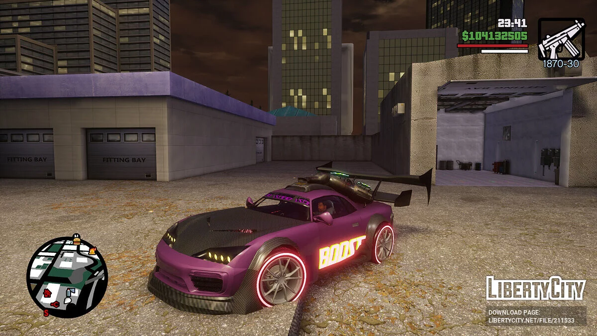 Boost из Cars 2 The Video Game (OLD) / GTA San Andreas: The Definitive Edition