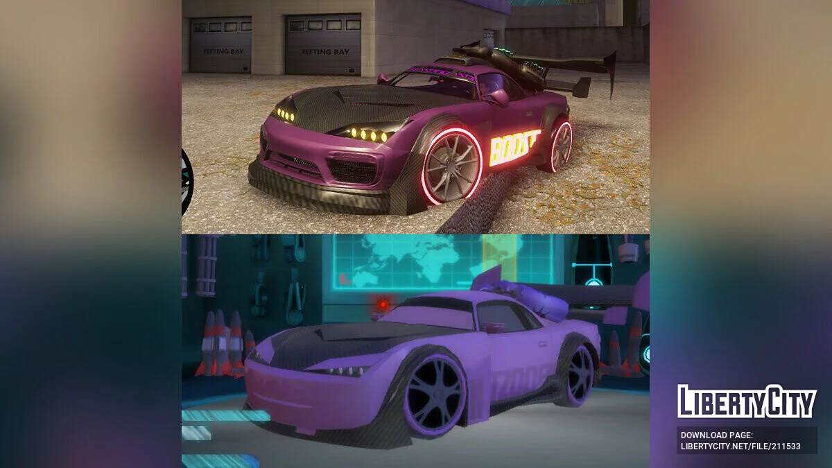 Boost из Cars 2 The Video Game (OLD) / GTA San Andreas: The Definitive Edition