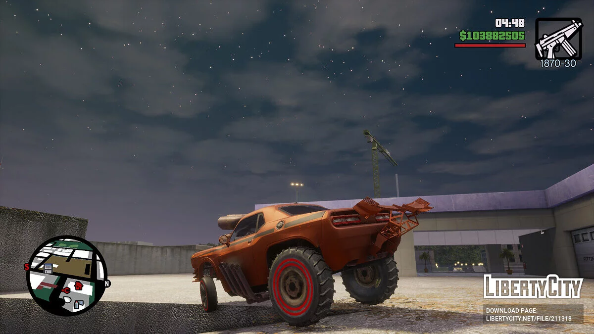 SnotRod из Cars The Video Game (OLD) / GTA San Andreas: The Definitive Edition