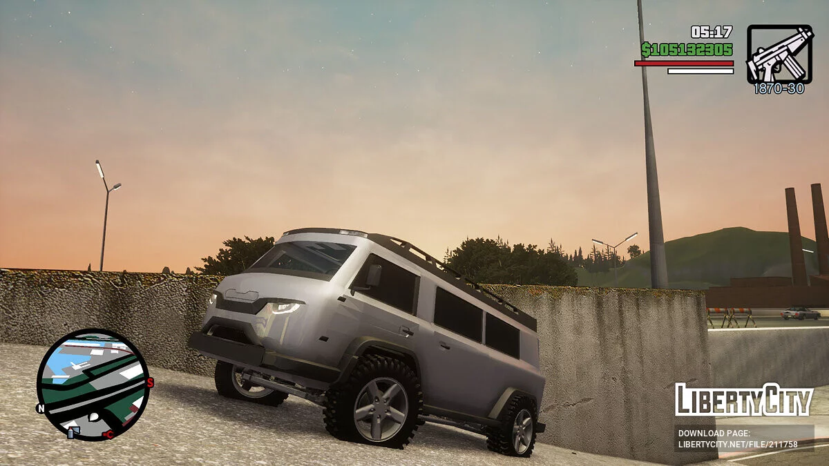UAZ Буханка 2022 (OLD) / GTA San Andreas: The Definitive Edition