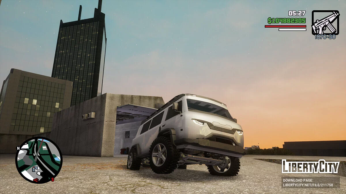 UAZ Буханка 2022 (OLD) / GTA San Andreas: The Definitive Edition