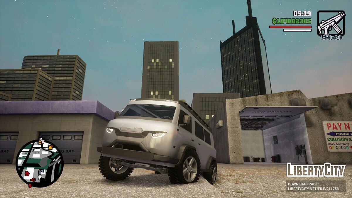 UAZ Буханка 2022 (OLD) / GTA San Andreas: The Definitive Edition