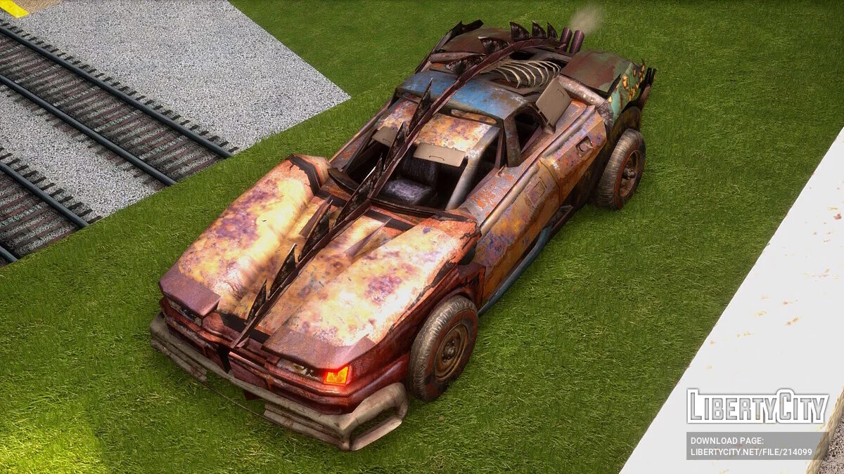 Машина Кармагеддона в тюнинге Безумного Макса (OLD) / GTA San Andreas: The Definitive Edition
