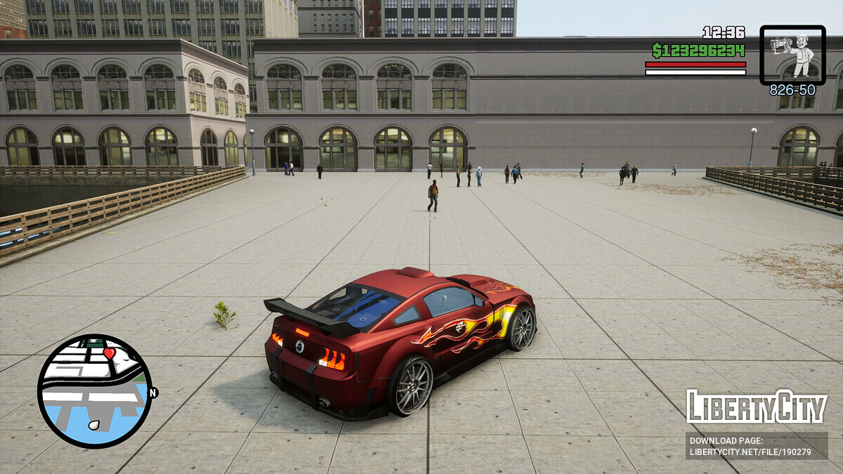 Скачать Ford Mustang GT из Need For Speed Most Wanted 2005 для GTA San  Andreas: The Definitive Edition