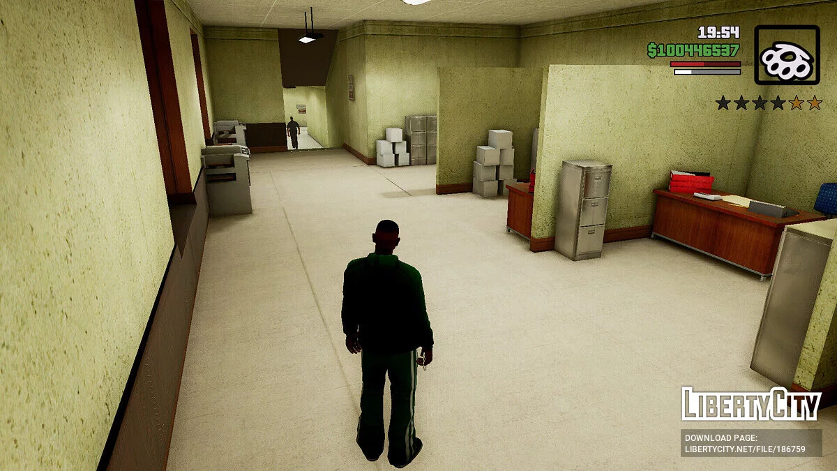 Возможность зайти в полицейский департамент полиции в Сан-Фиерро / GTA San Andreas: The Definitive Edition