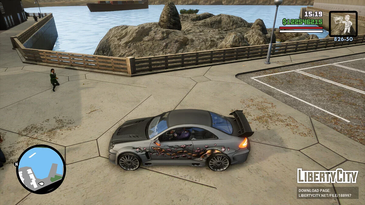Mercedes-Benz CLK500 из Need For Speed: Most Wanted (OLD) / GTA San Andreas: The Definitive Edition