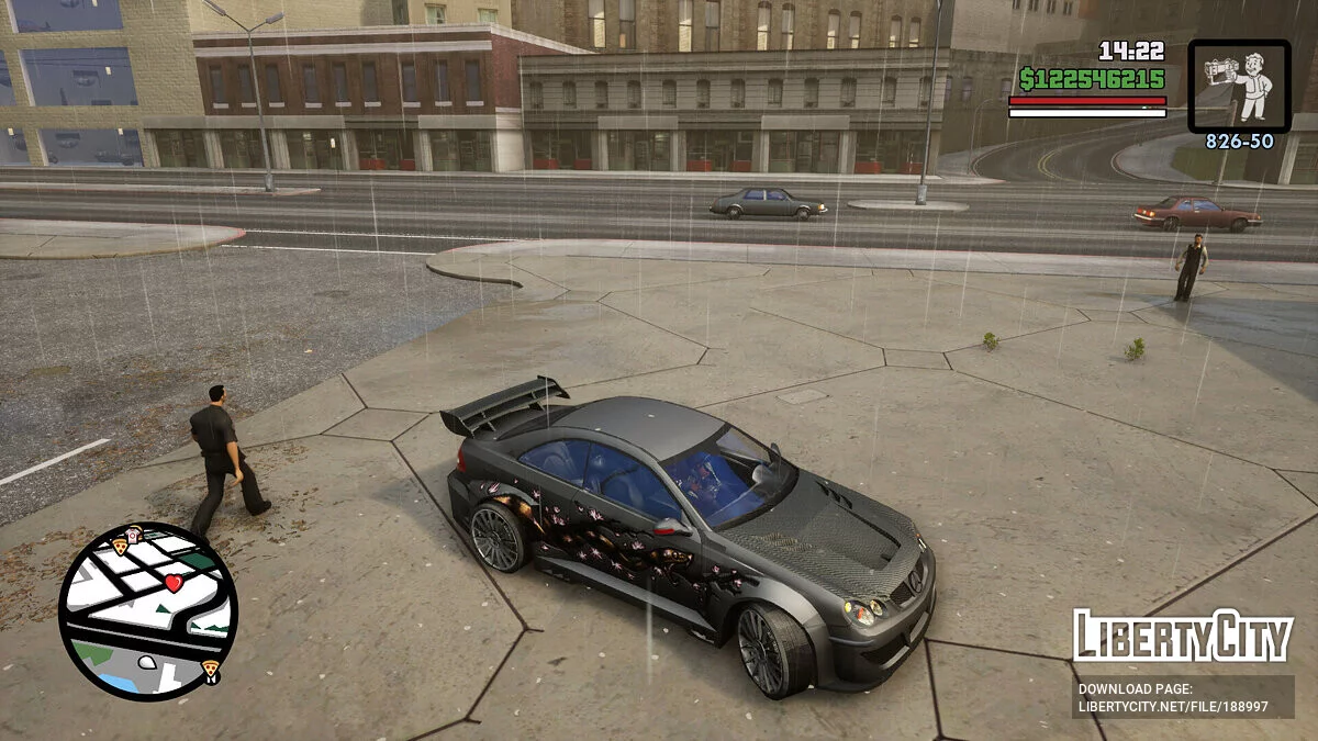 Mercedes-Benz CLK500 из Need For Speed: Most Wanted (OLD) / GTA San Andreas: The Definitive Edition