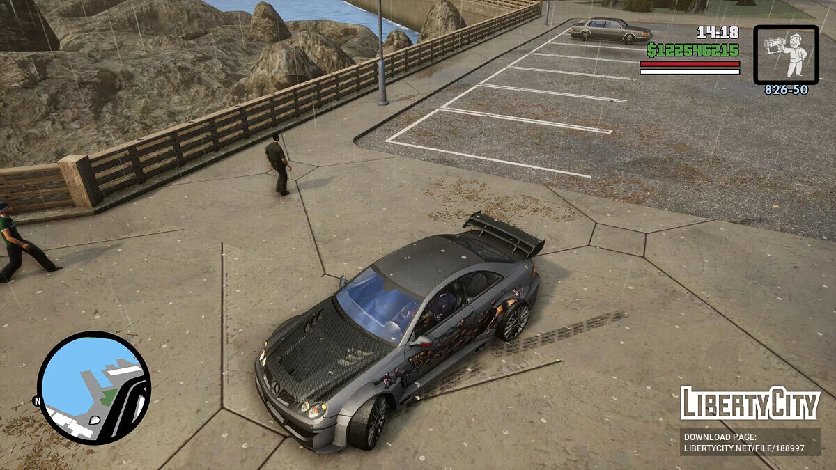 Mercedes-Benz CLK500 из Need For Speed: Most Wanted (OLD) / GTA San Andreas: The Definitive Edition