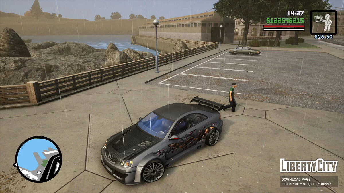 Mercedes-Benz CLK500 из Need For Speed: Most Wanted (OLD) / GTA San Andreas: The Definitive Edition