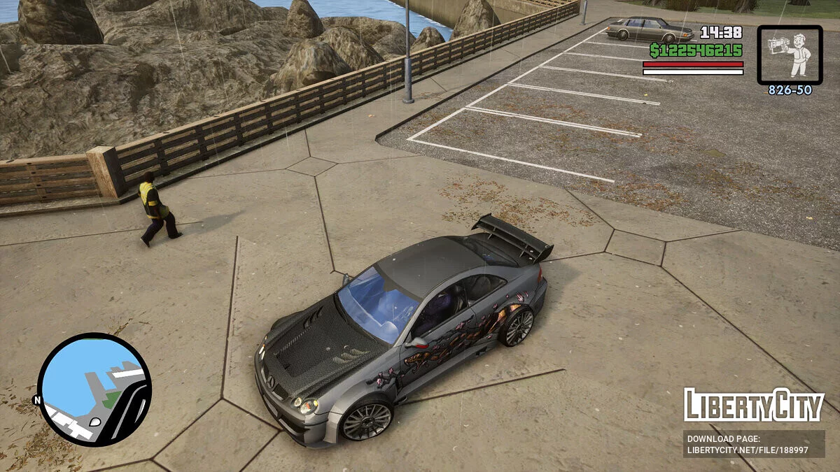 Mercedes-Benz CLK500 из Need For Speed: Most Wanted (OLD) / GTA San Andreas: The Definitive Edition