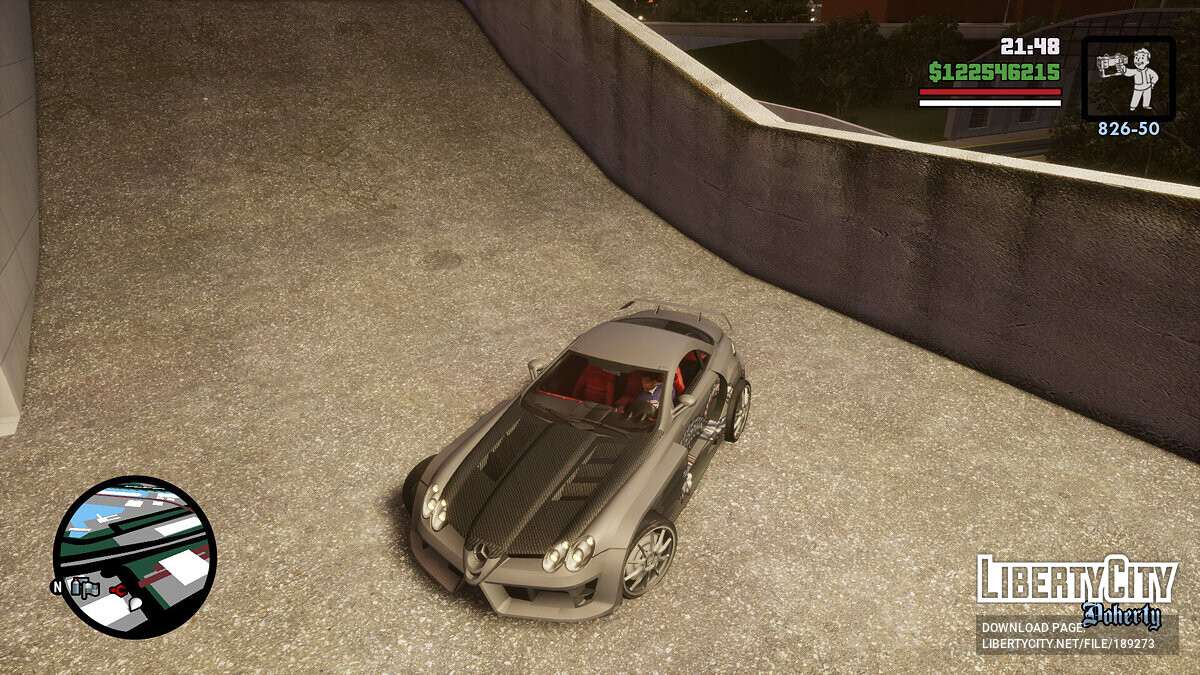 Скачать Mercedes Benz SLR McLaren из Need for Speed: Most Wanted для GTA  San Andreas: The Definitive Edition