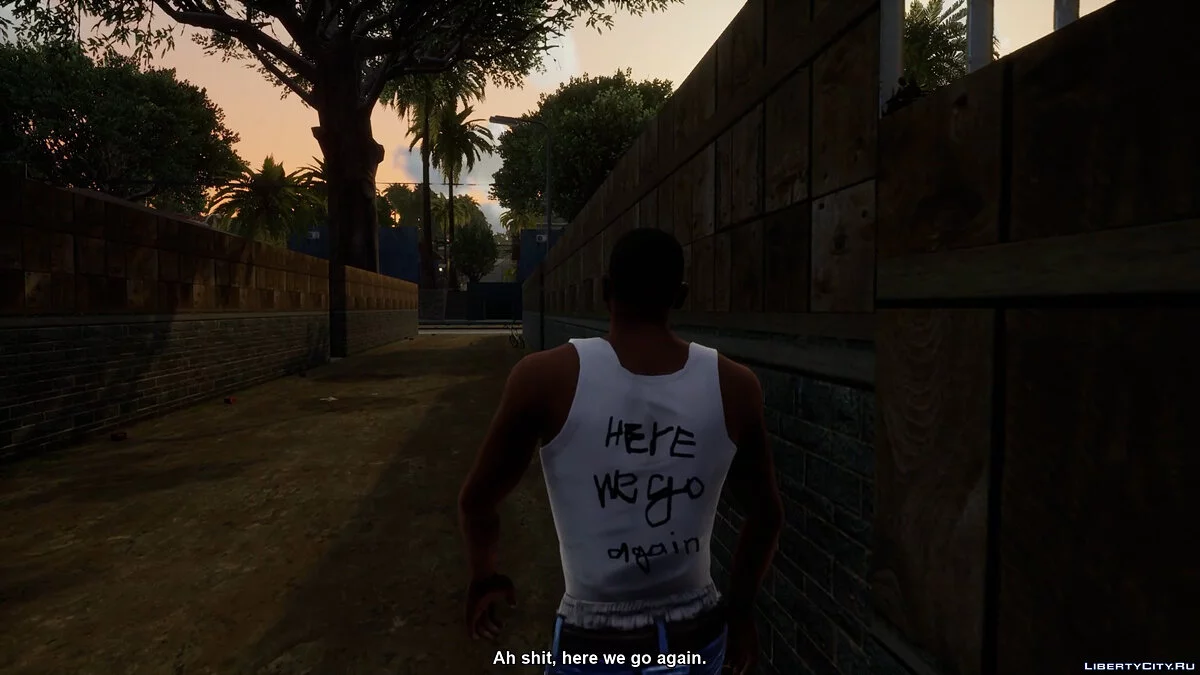 «Here We Go Again» - обновлённая майка / GTA San Andreas: The Definitive Edition