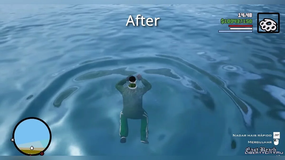 Исправление эффекта волны [GTA 3, VC, SA] / GTA San Andreas: The Definitive Edition