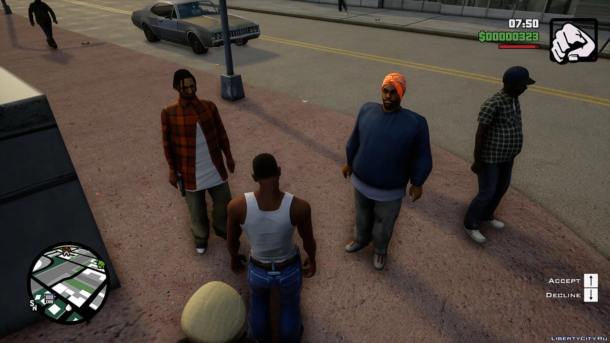 Семьи Orange Grove из бета-версии / GTA San Andreas: The Definitive Edition