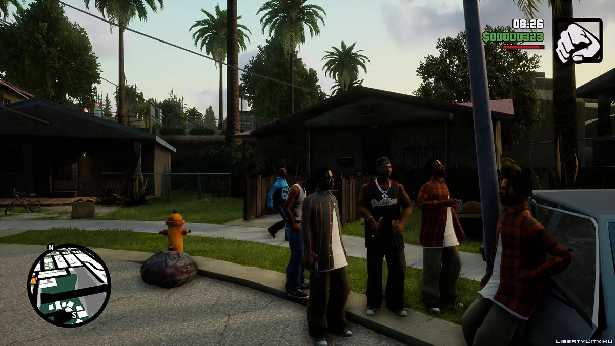 Семьи Orange Grove из бета-версии / GTA San Andreas: The Definitive Edition