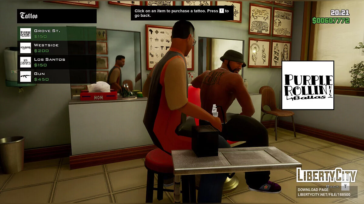 Сыграть за Баллас [Модпак] / GTA San Andreas: The Definitive Edition