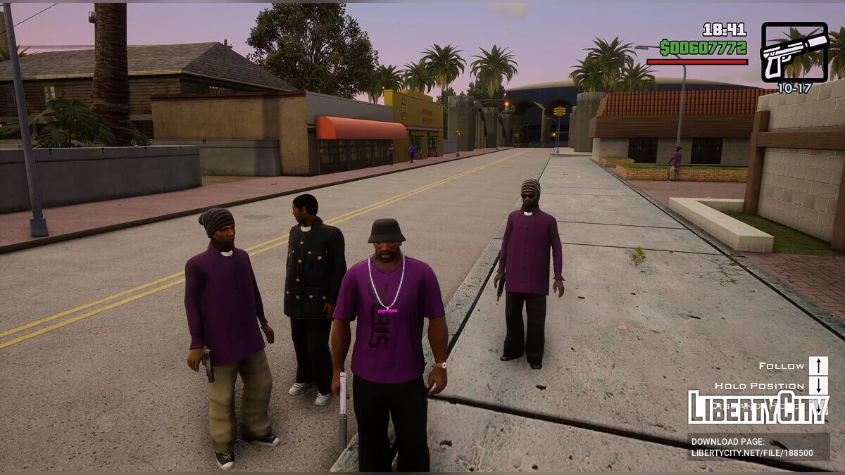 Сыграть за Баллас [Модпак] / GTA San Andreas: The Definitive Edition