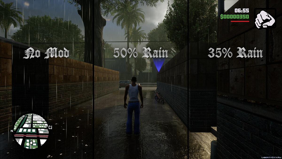 Исправление дождя v1.3 для GTA San Andreas: The Definitive Edition - Картинка #1
