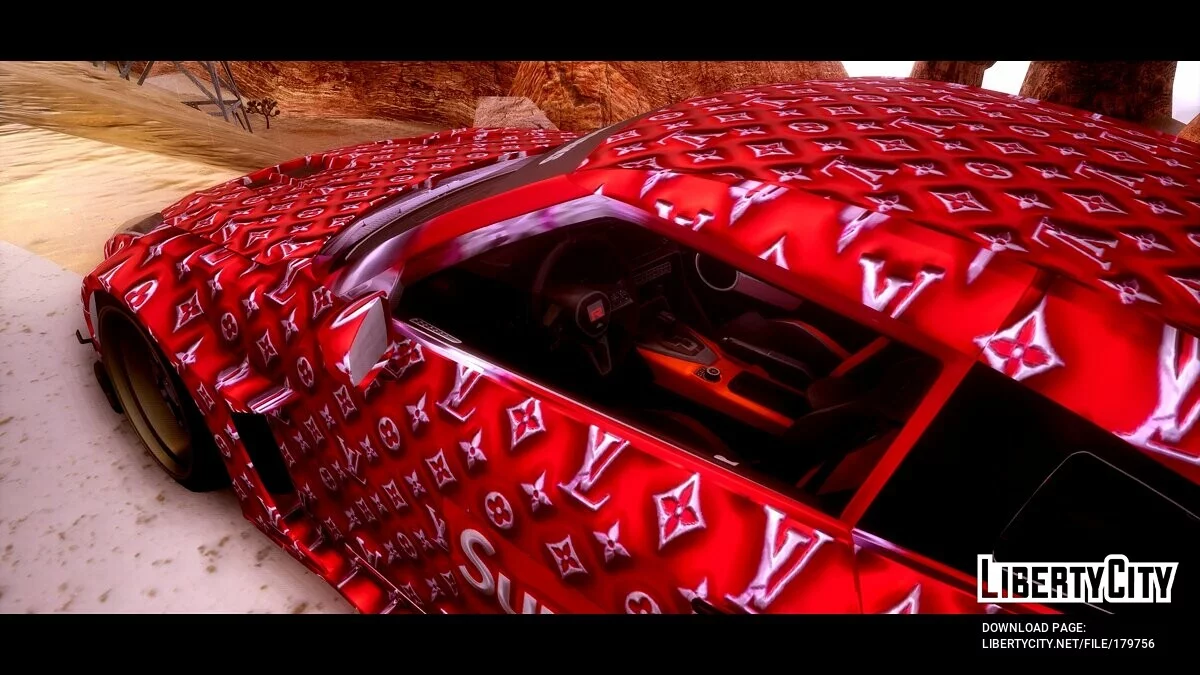 Nissan GT-R R35 Supreme X Louis Vuitton / GTA San Andreas: The Definitive Edition
