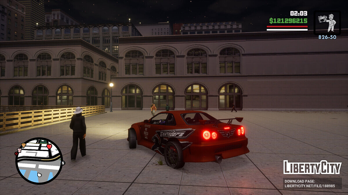 Скачать Nissan Skyline R32 из Need For Speed: Underground 1 для GTA San  Andreas: The Definitive Edition