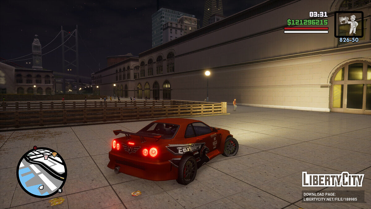 Скачать Nissan Skyline R32 из Need For Speed: Underground 1 для GTA San  Andreas: The Definitive Edition