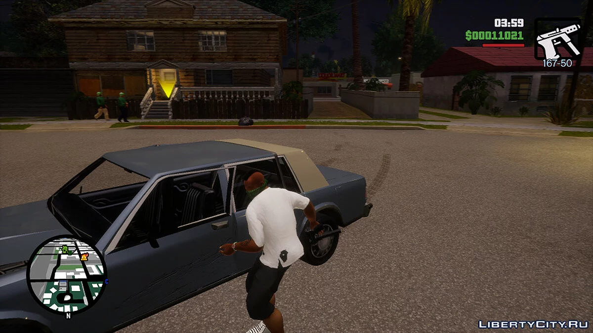 Анимации из GTA Online / GTA San Andreas: The Definitive Edition