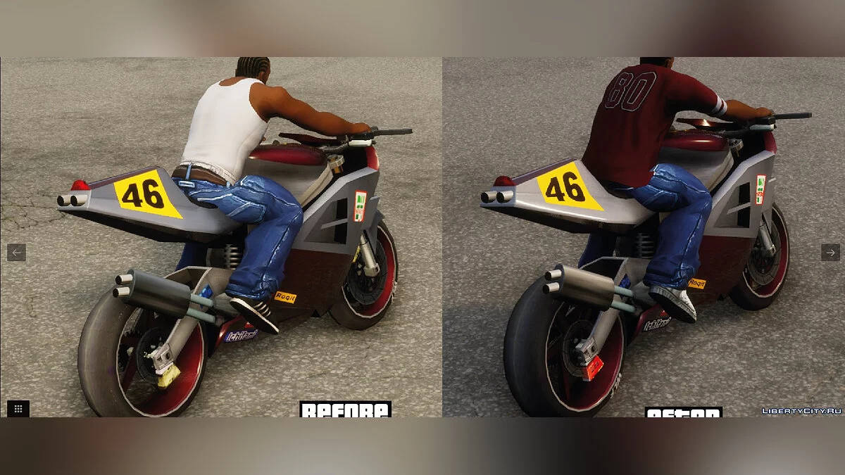Качественные текстуры для NRG500 / GTA San Andreas: The Definitive Edition