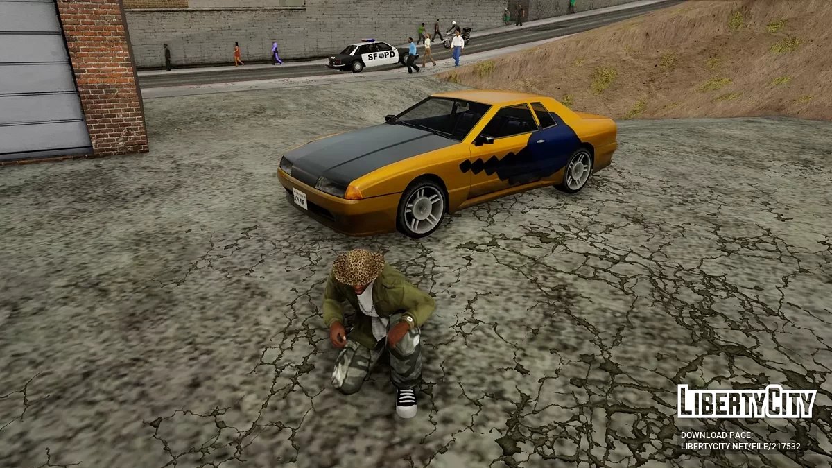 SA DE Restored Beta Elegy Livery / GTA San Andreas: The Definitive Edition