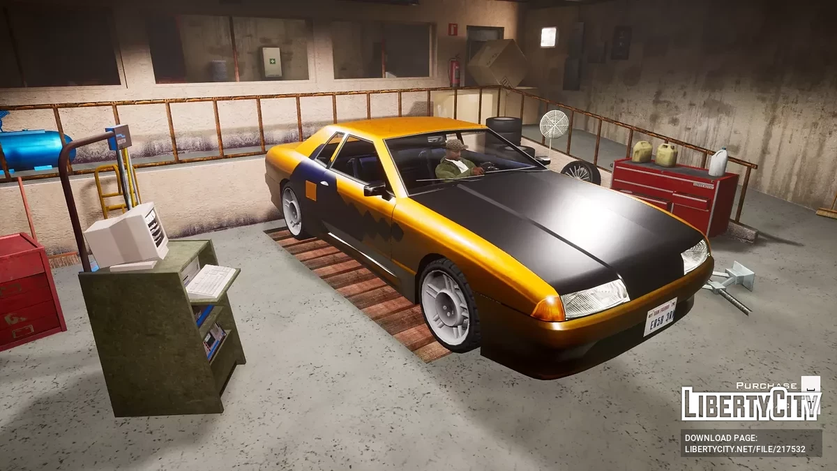 SA DE Restored Beta Elegy Livery / GTA San Andreas: The Definitive Edition