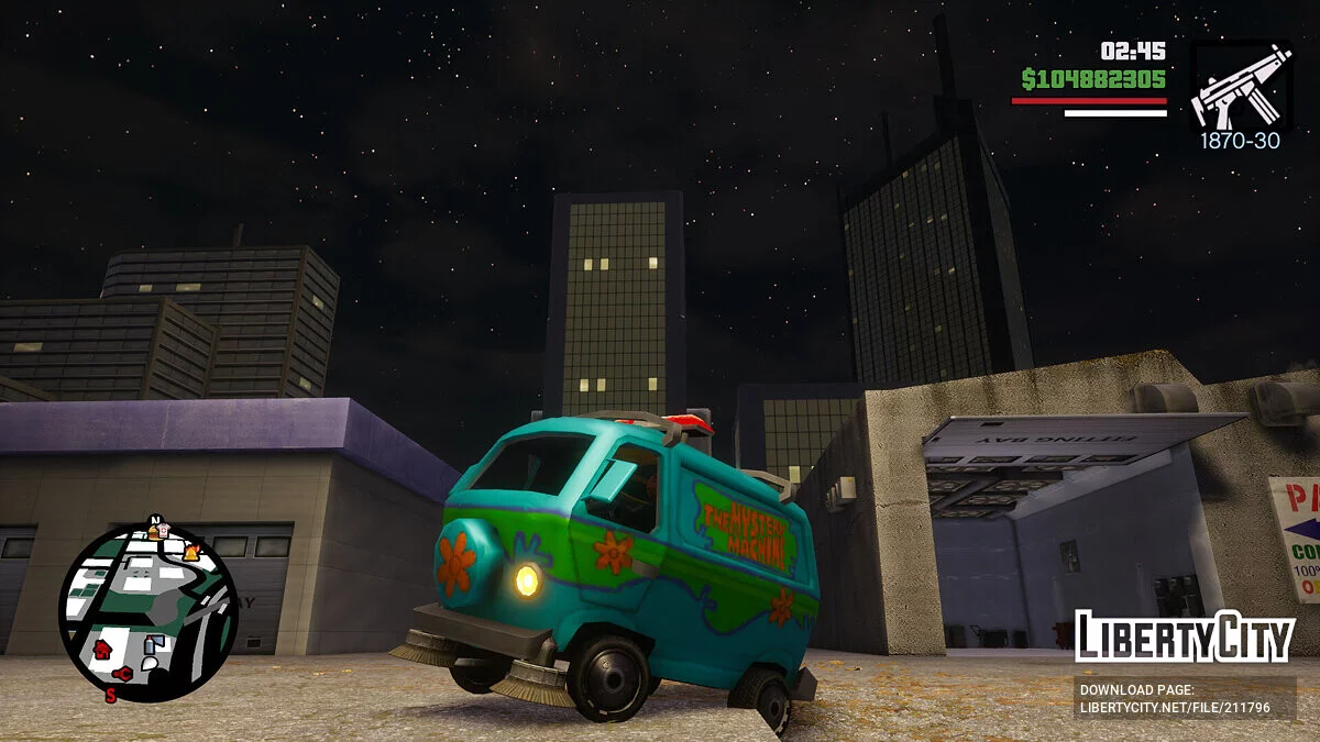 Фургон из Scooby Doo and the Spooky Swamp (OLD) / GTA San Andreas: The Definitive Edition