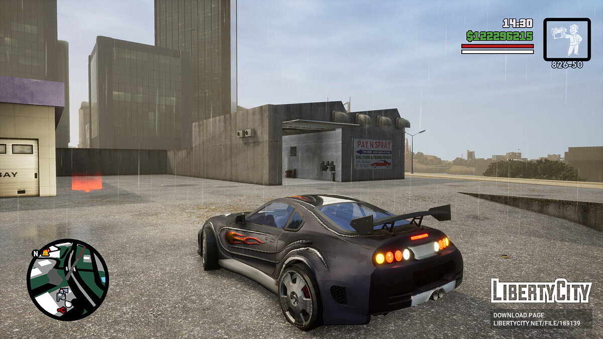 Скачать Toyota Supra из Need For Speed: Most Wanted для GTA San Andreas:  The Definitive Edition