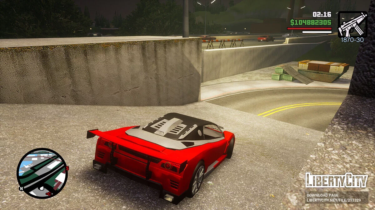 Спорткар LADA Revolution 3 (OLD) / GTA San Andreas: The Definitive Edition