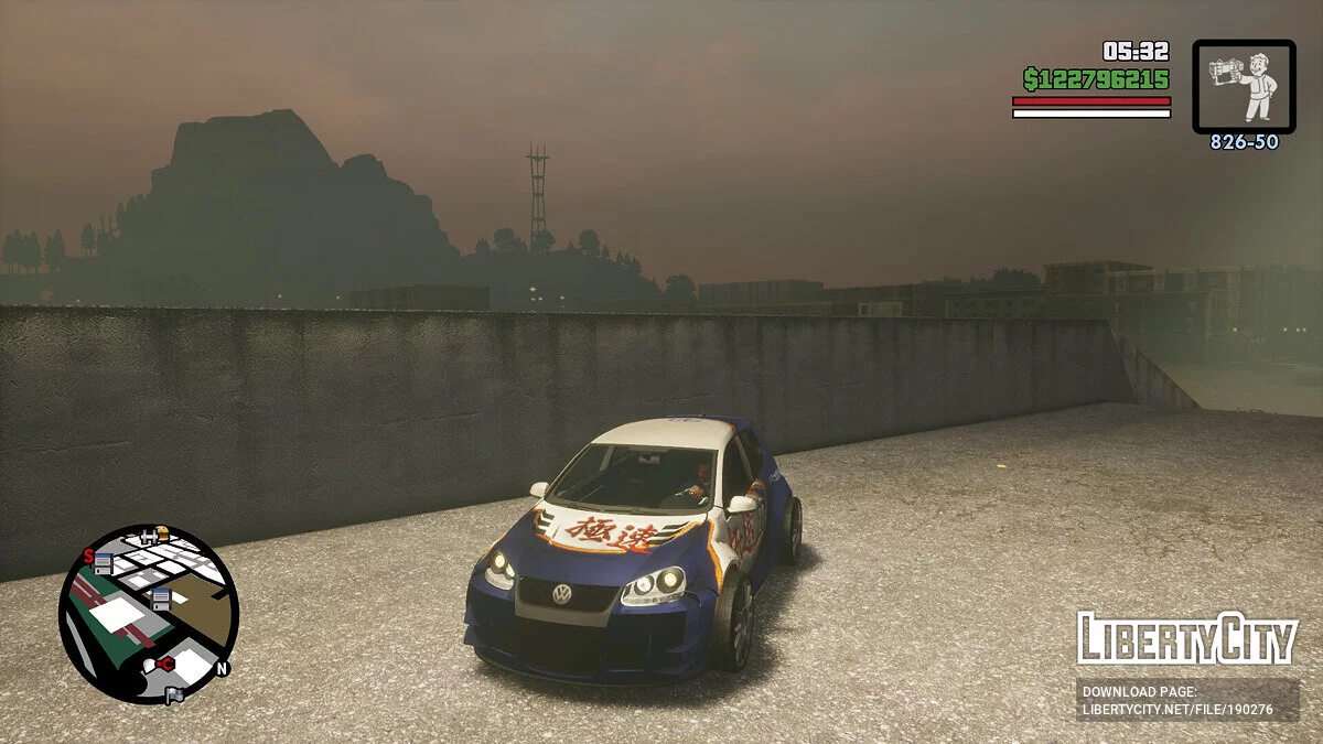 VolkSwagen Golf GTI из Need For Speed Most Wanted 2005 (OLD) / GTA San Andreas: The Definitive Edition