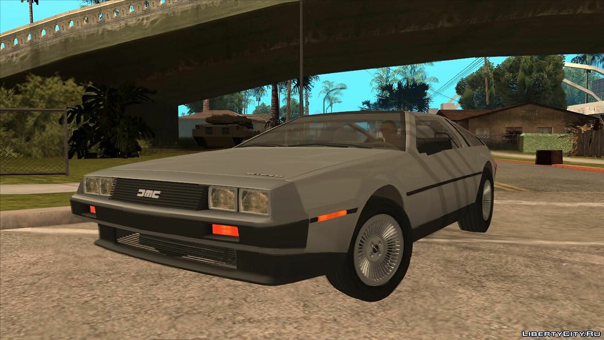 Скачать DeLorean DMC-12 - автомобиль из фильма «Назад в будущее» для GTA  San Andreas