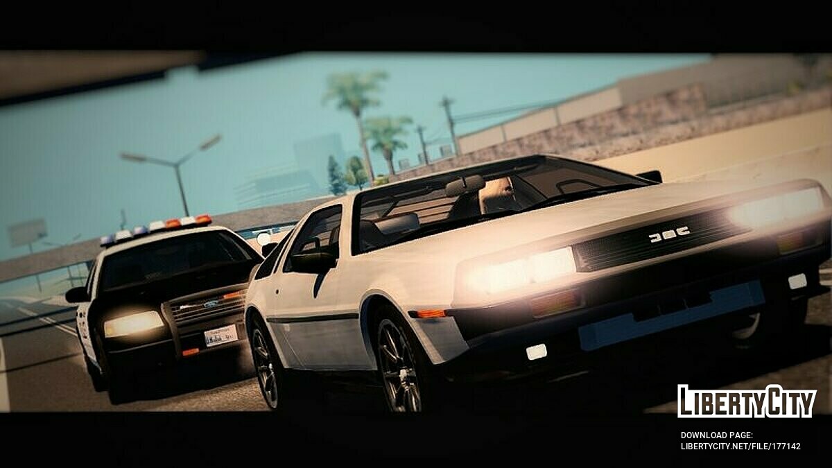 Delorean для GTA San Andreas: 21 машина Delorean на ГТА Сан Андреас