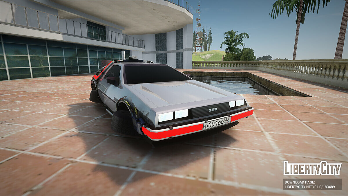 Скачать DeLorean DMC-12 для GTA San Andreas