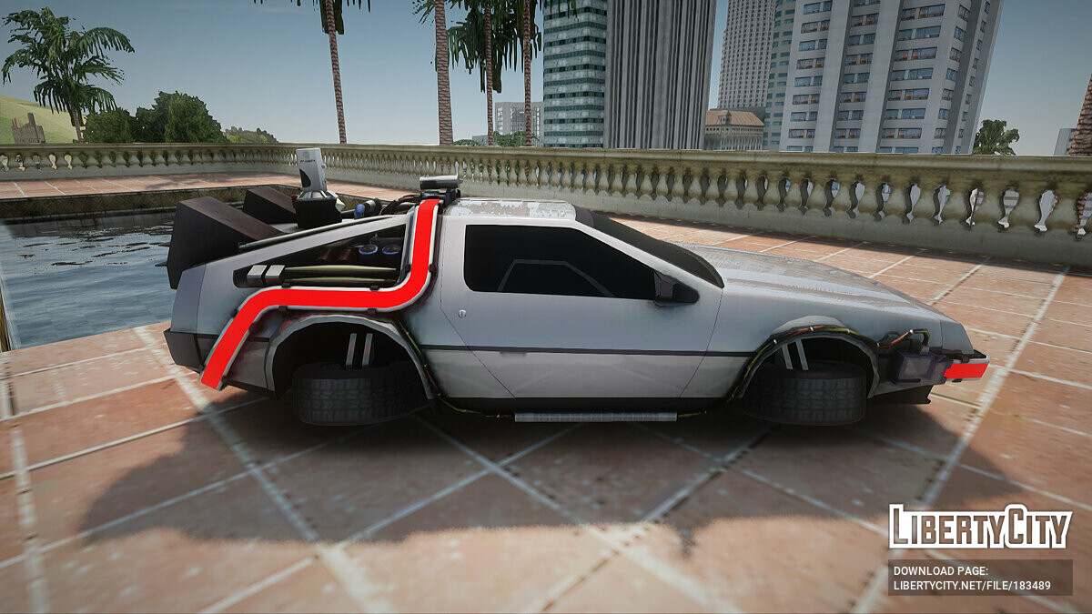 Скачать DeLorean DMC-12 для GTA San Andreas