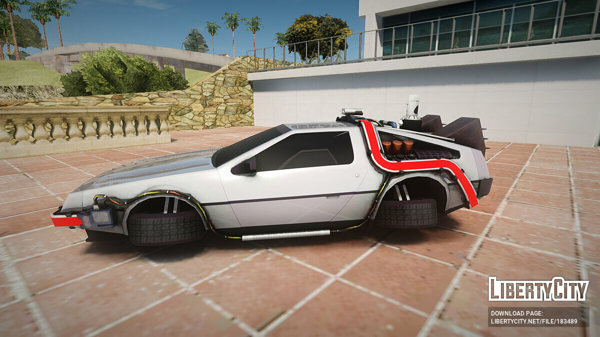 Скачать DeLorean DMC-12 для GTA San Andreas