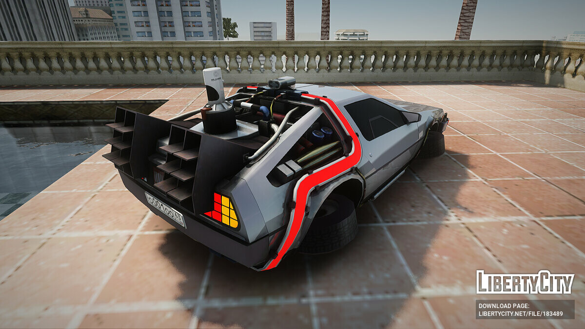 Скачать DeLorean DMC-12 для GTA San Andreas